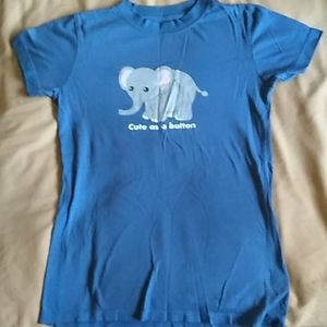 Cute as a button tee